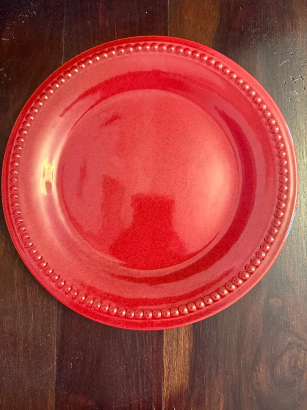 Pier 1 Spice Route Paprika 8.5” Red Salad Plate